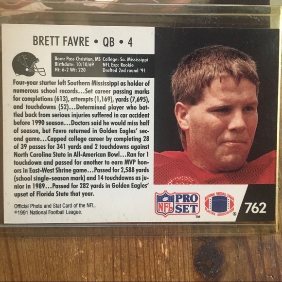 Brett Favre ROOKIE card - Picture 2 of 2
